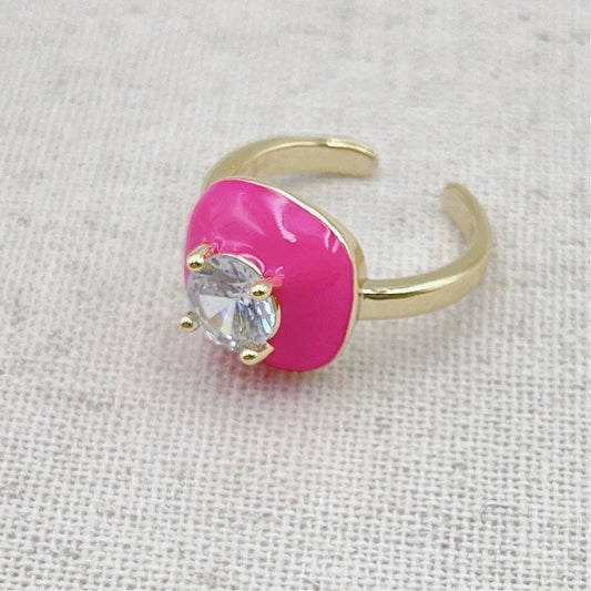 Emily Hot Pink Ring