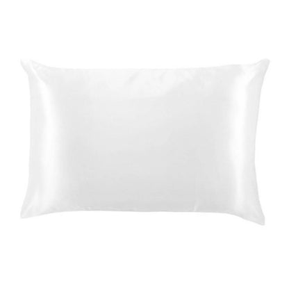 Lemon Lavender Solid Silky Satin Pillowcase: Lucent Cloud