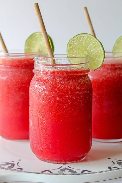 Wine & Cocktail Slush Mix Bags make red drinks, available in multiple sizes.