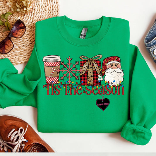 Light Green "Tis The Season" Sweatshirt