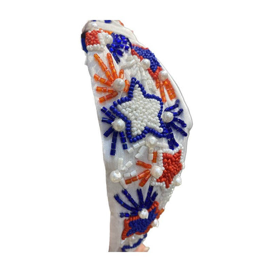 4th of July Burst Knot Headband