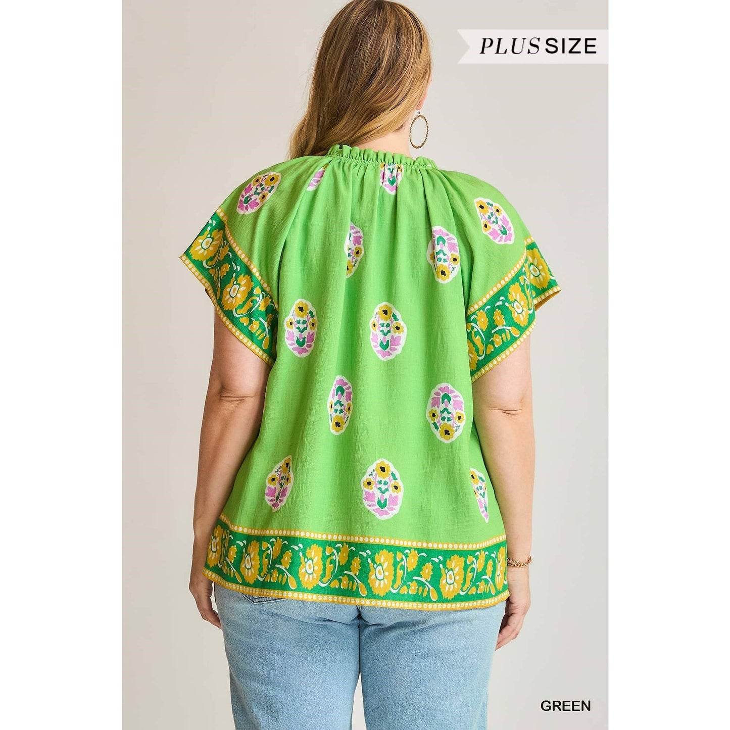 Boho Bloom Border Top
