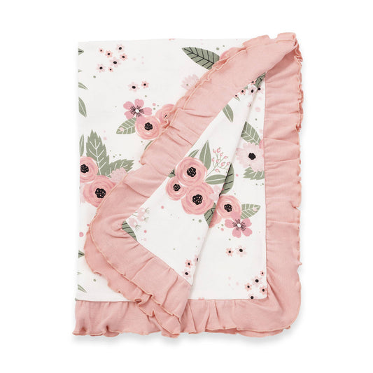 Baby Girl's Jardin Cotton Blanket