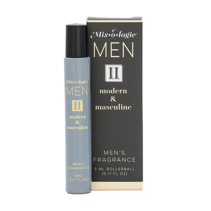 5ml Mixologie Men II Cologne Oil Rollerball, alcohol-free, long-lasting fragrance. Size: 5ml.