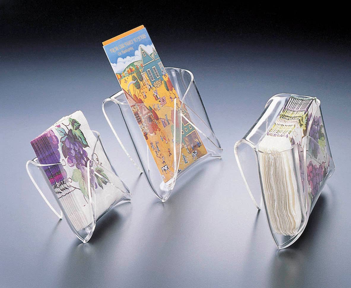 Three Dinner Size Envelopes displayed: vibrant napkins with grape, geometric, and village patterns. Durable construction for long-lasting use. Sizes: Dinner (standard).