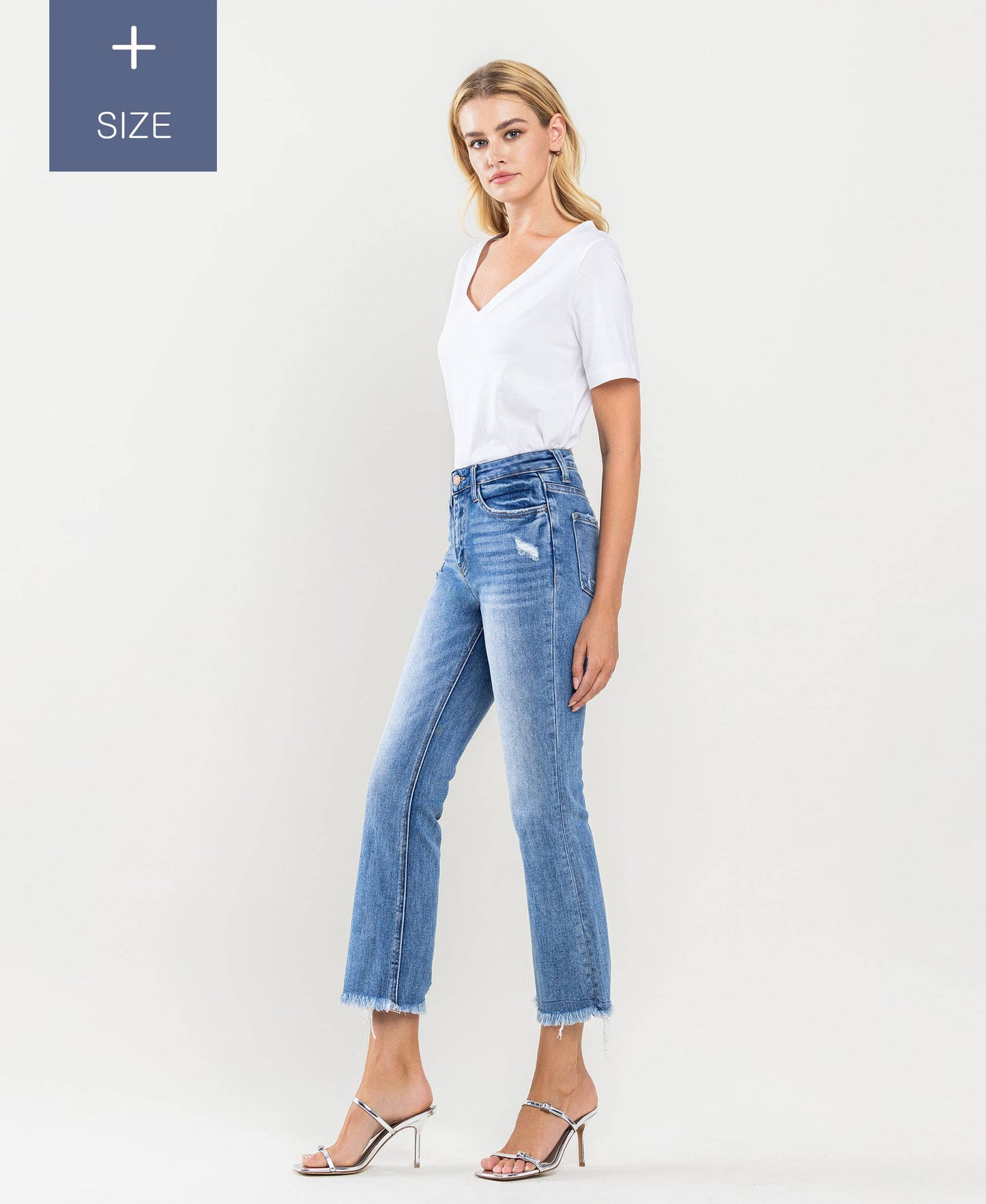 Amber High Rise Kick Flare Jeans