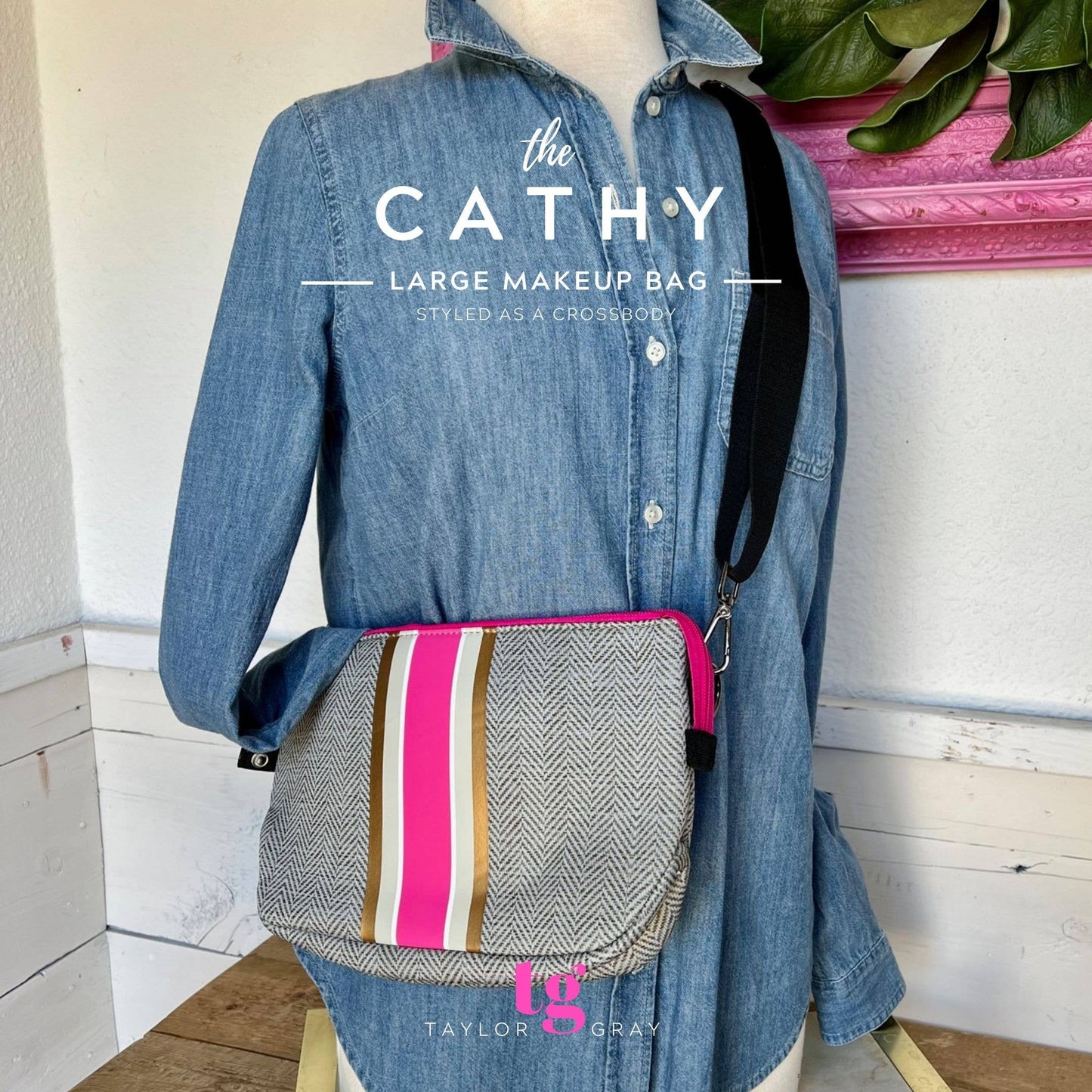 The Cathy Neoprene Large Makeup Bag | shoptaylorgray