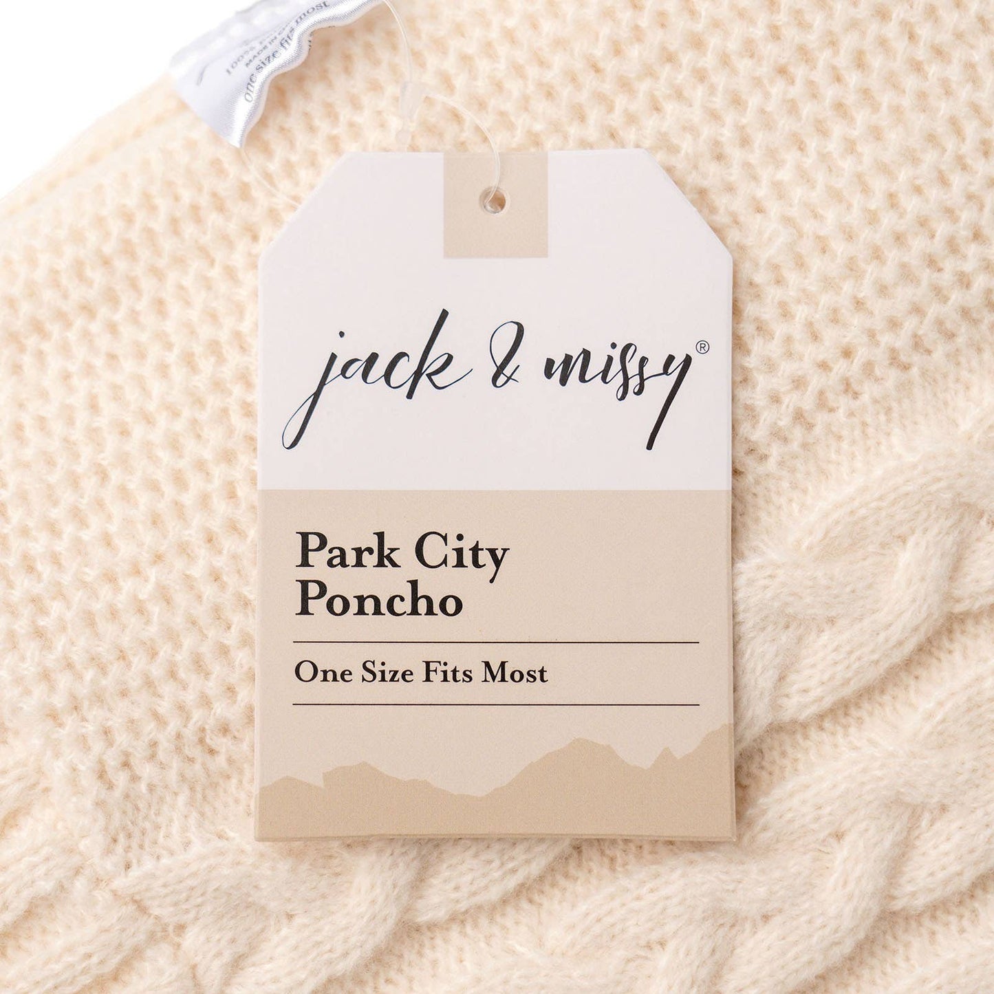 Jack & Missy Park City Poncho Gray