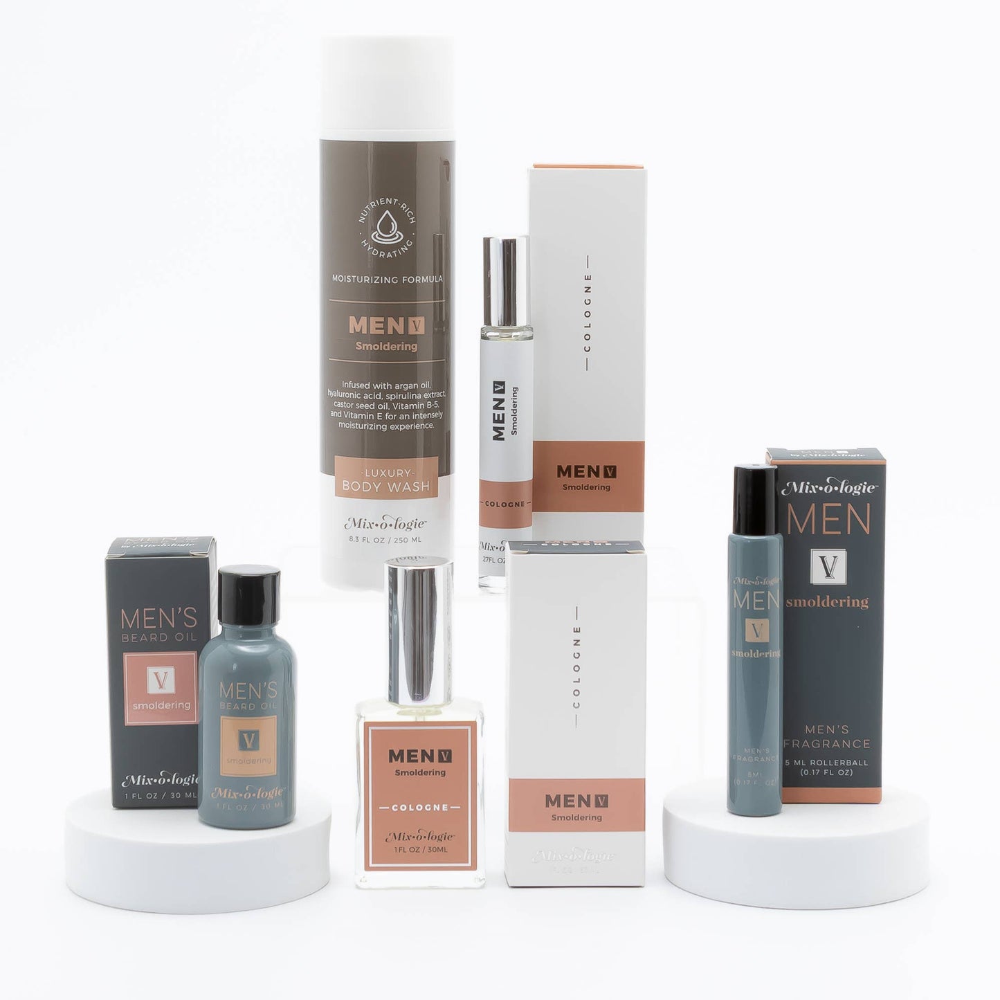 Men's V (smoldering) Cologne Oil Rollerball: long-lasting, alcohol-free fragrance; rollerball; available in 10ml size.