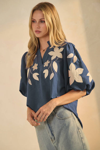 Washed Suede Top in camel, available in sizes XS-XL.