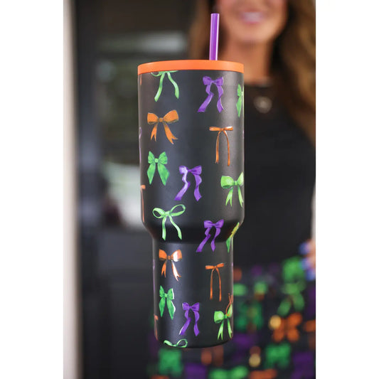 Bow Spooky Tumbler