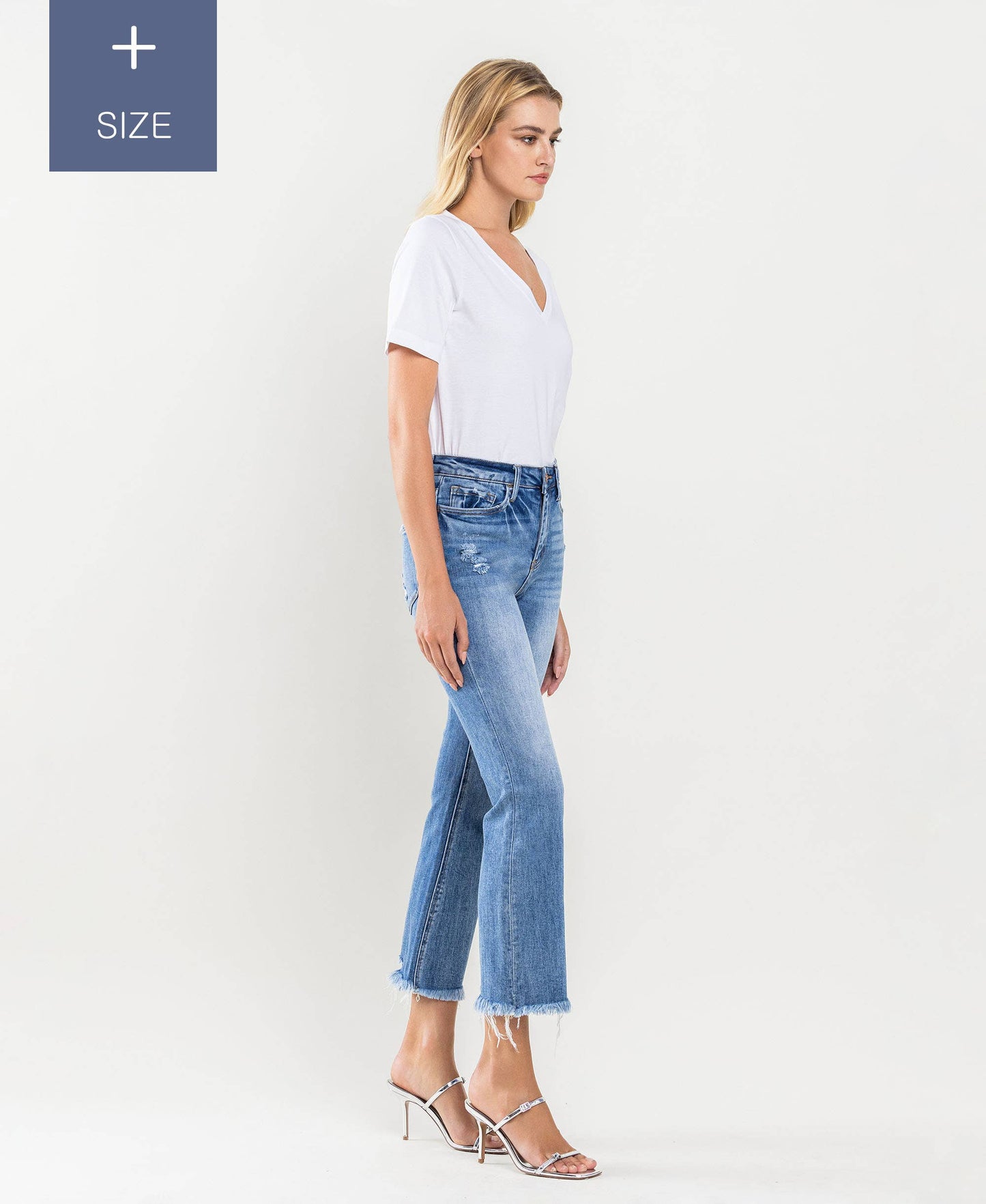 Amber High Rise Kick Flare Jeans