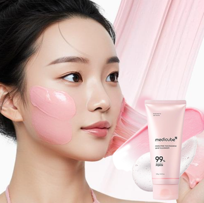 MEDICUBE PDRN Pink Niacinamide Whip Cleanser
