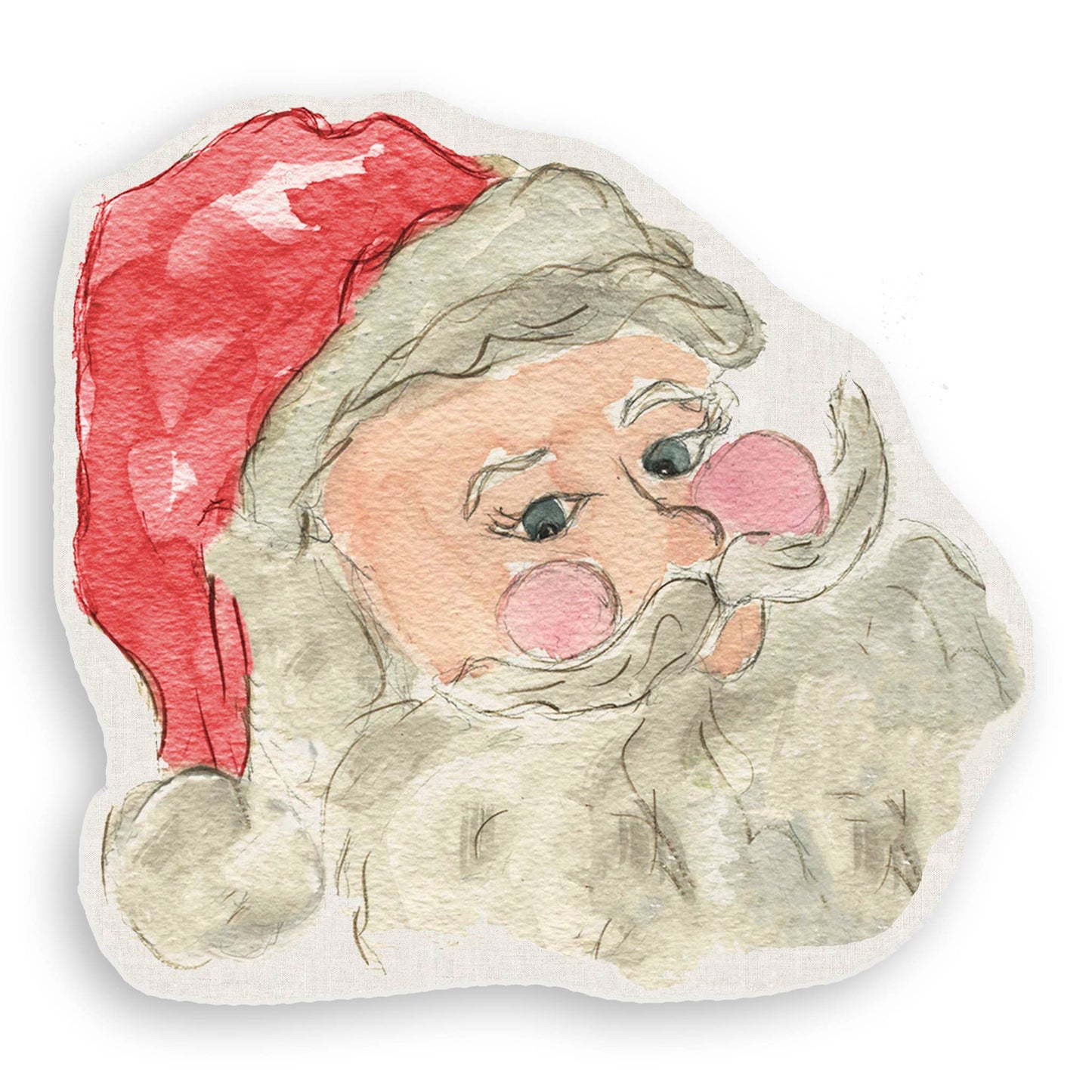 Red Santa Vinyl Placemat