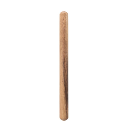 Suar Wood Rolling Pin, Natural: 15-3/4"L x 1-1/3"W, simple cylindrical design, smooth texture.