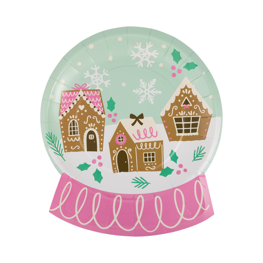 Snow Globe Shaped Plate