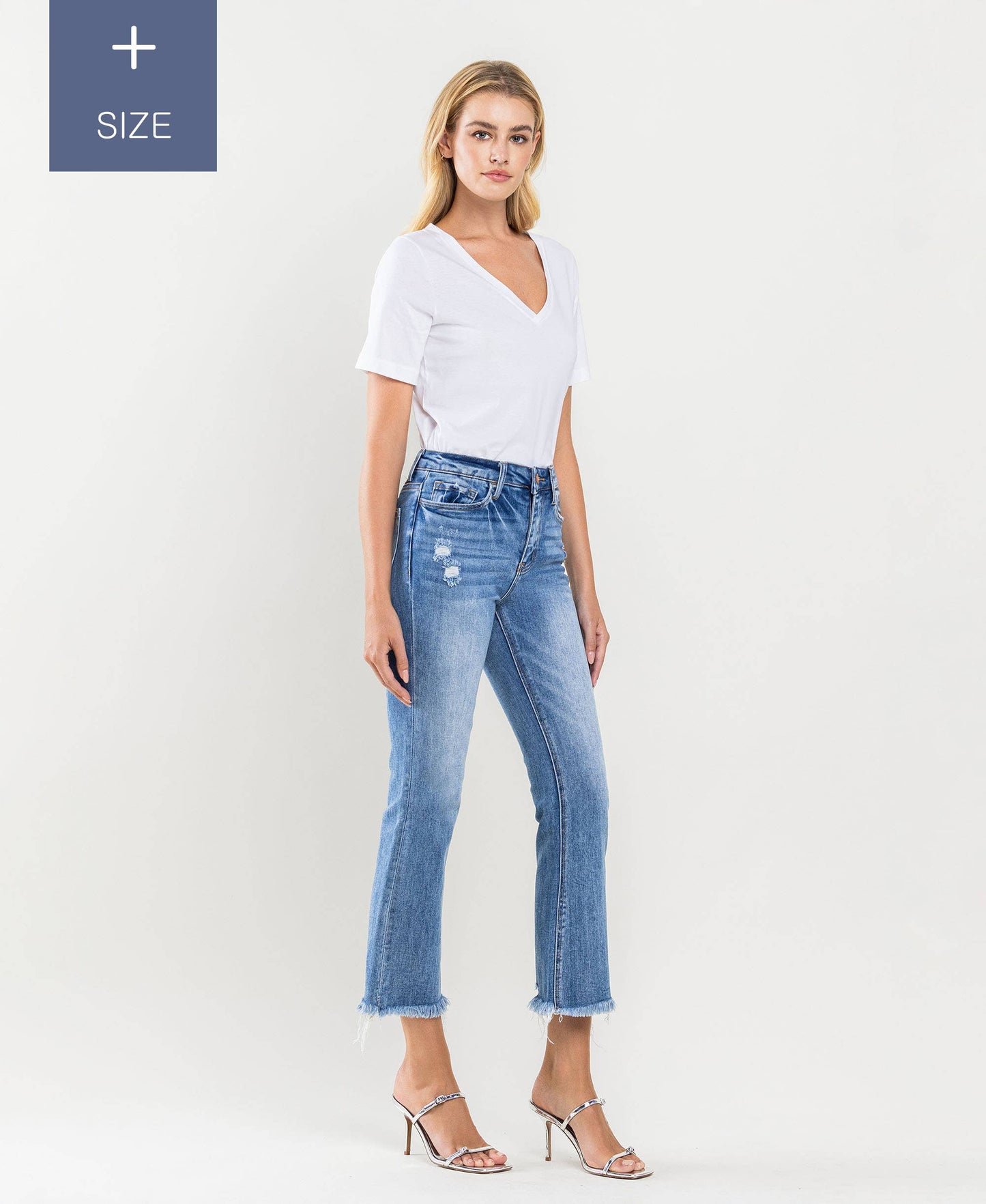 Amber High Rise Kick Flare Jeans