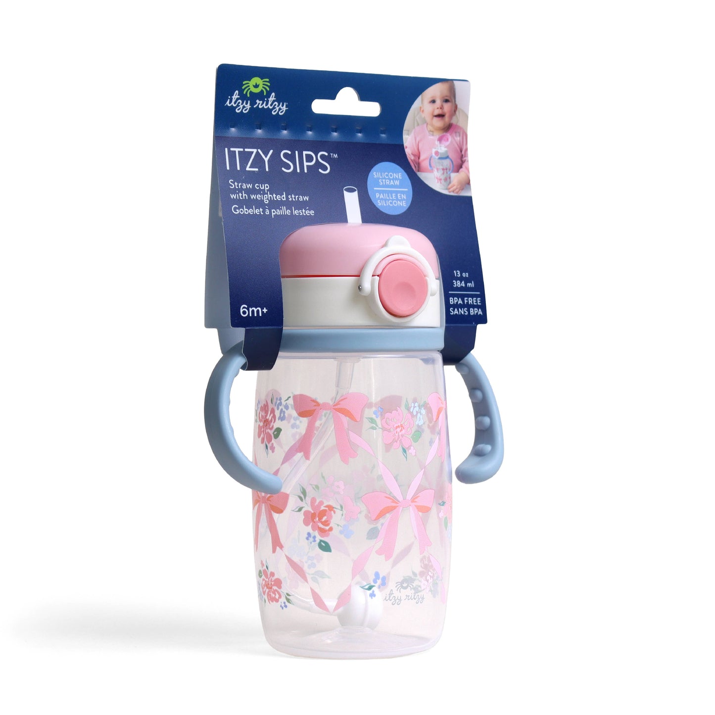 Itzy Sips™ Straw Cup With Snap-Close Lid