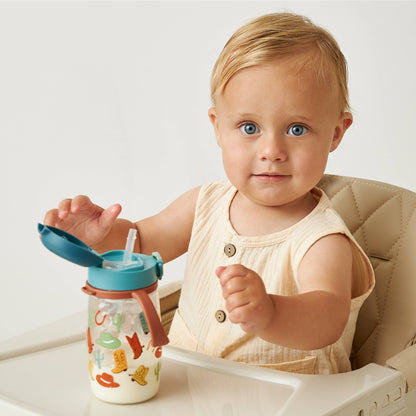 Itzy Sips™ Straw Cup With Snap-Close Lid
