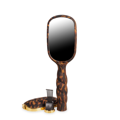 The Detangler Hair Brush for Fine Hair | Tortoise, available in mini and standard sizes.
