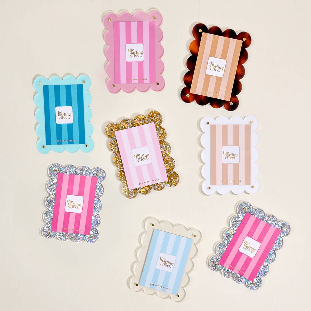 Mini Acrylic Picture Frame Magnet–Blush