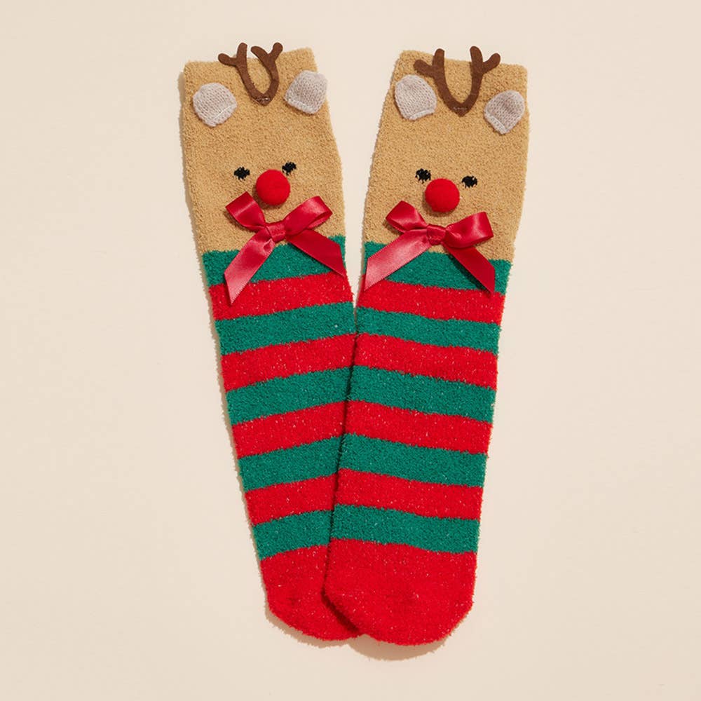 4Pairs - Santa Reindeer Christmas Gift Socks 

: Assorted