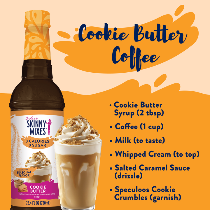 Sugar Free Cookie Butter Syrup bottle.