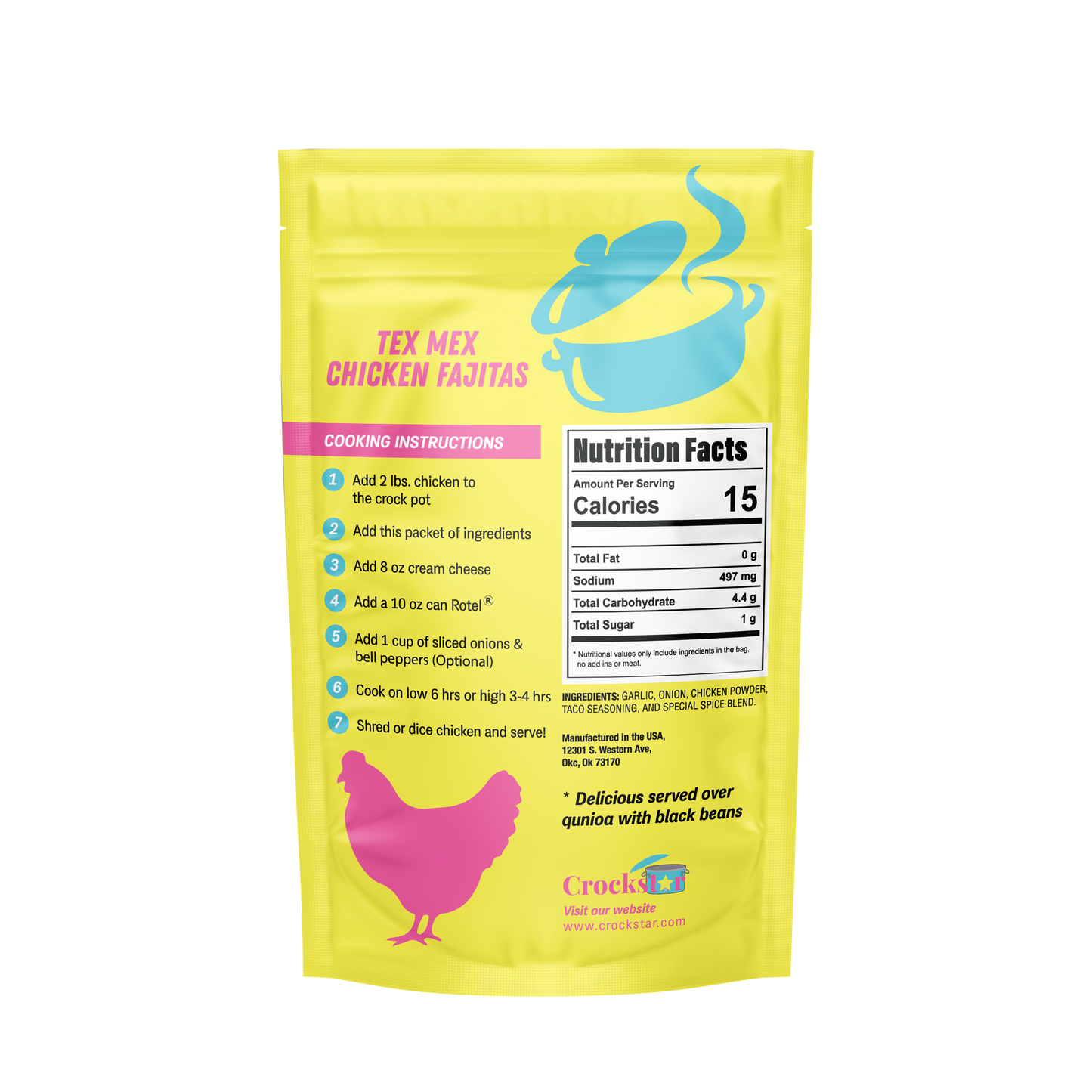 Tex Mex Chicken Fajitas