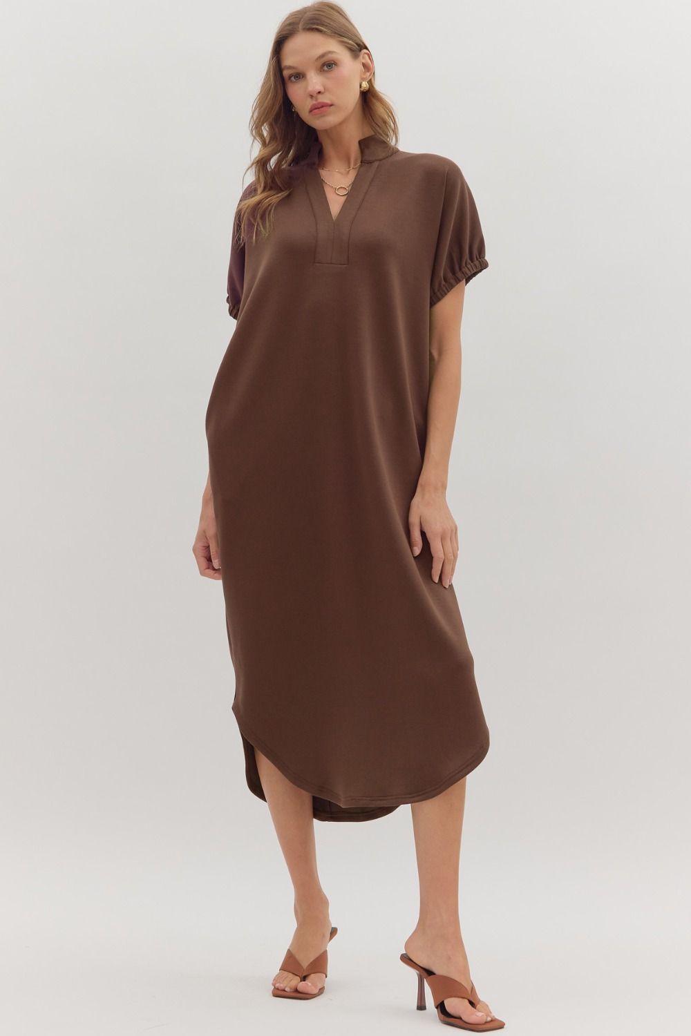 Sabrina Luxe Knit Midi Dress