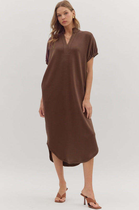 Sabrina Luxe Knit Midi Dress