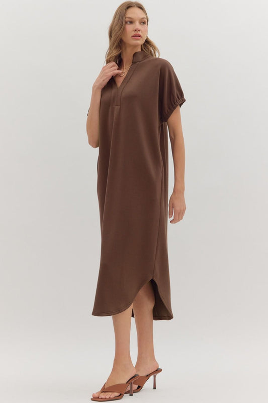 Sabrina Luxe Knit Midi Dress