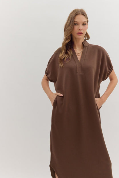 Sabrina Luxe Knit Midi Dress