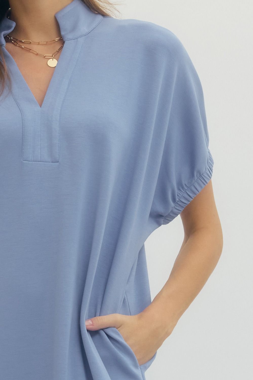 Chambray Butter Soft Midi Dress