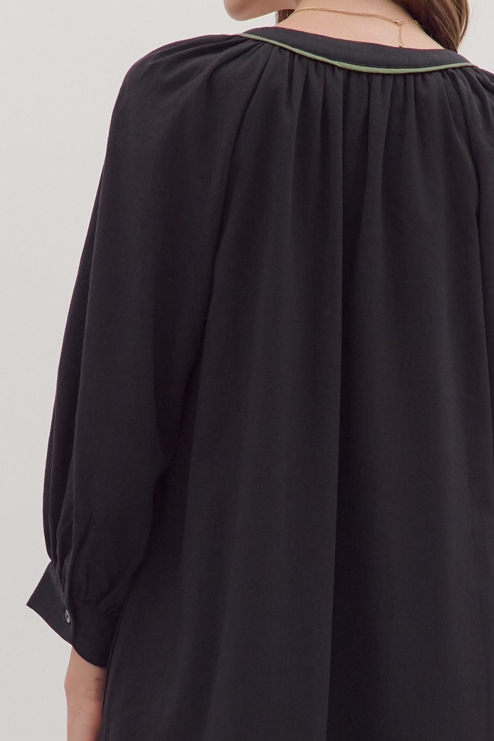 Mum Embroidered Long Sleeve Maxi Dress