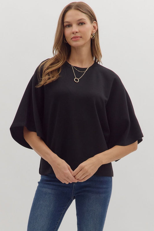 Onyx Relaxed Fit Blouse