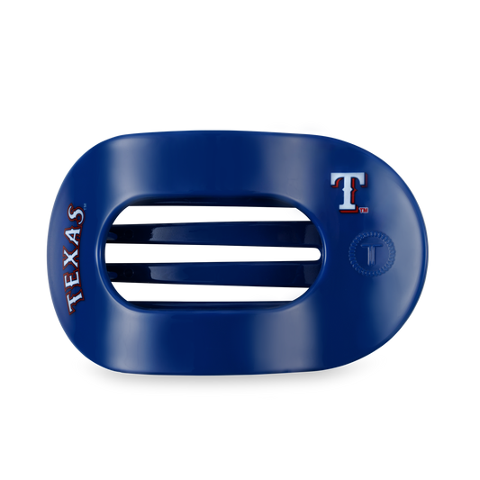 Flat Round Hair Clip | Texas Rangers