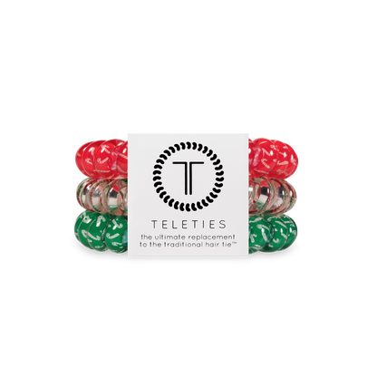 Spiral Hair Coils | Hooked on Christmas Hair Ties