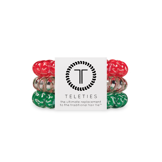Spiral Hair Coils | Hooked on Christmas Hair Ties