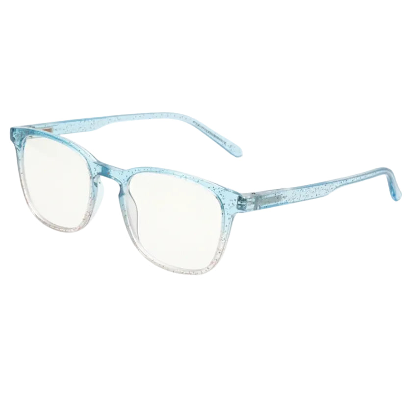 Blue Clear Ombre Reading Glasses