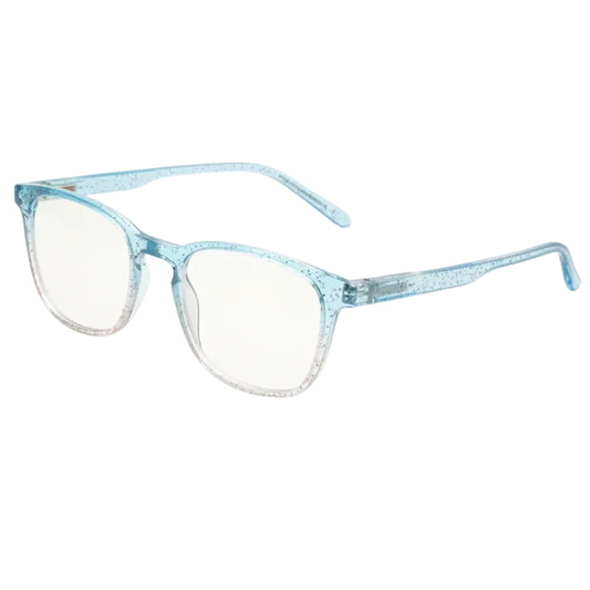 Blue Clear Ombre Reading Glasses