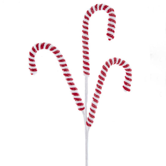 26" Red/White Candy Cane Pick
