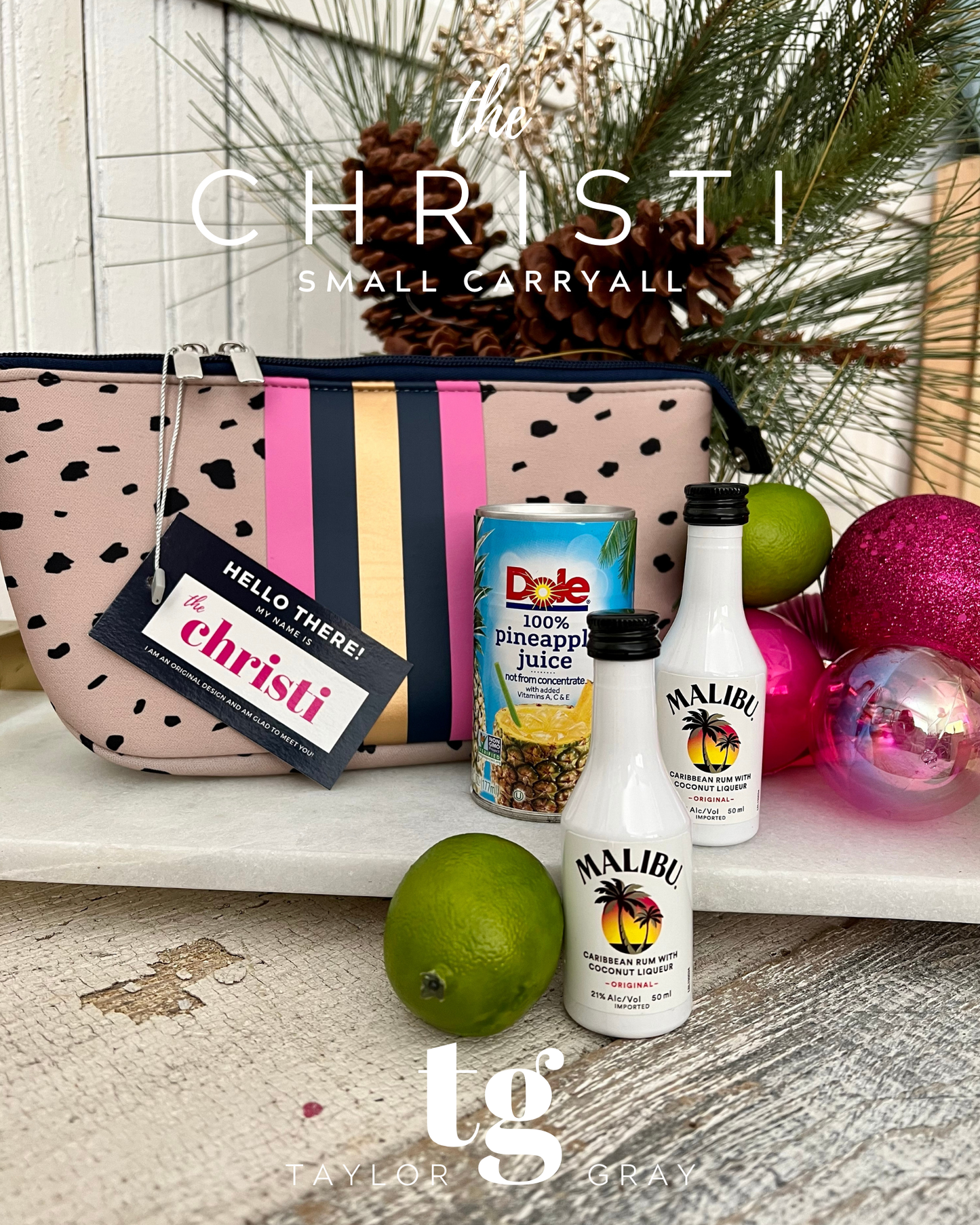 The Christi Small Neoprene Makeup Bag