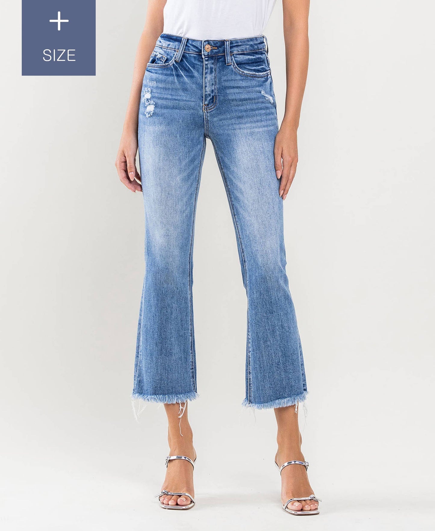 Amber High Rise Kick Flare Jeans