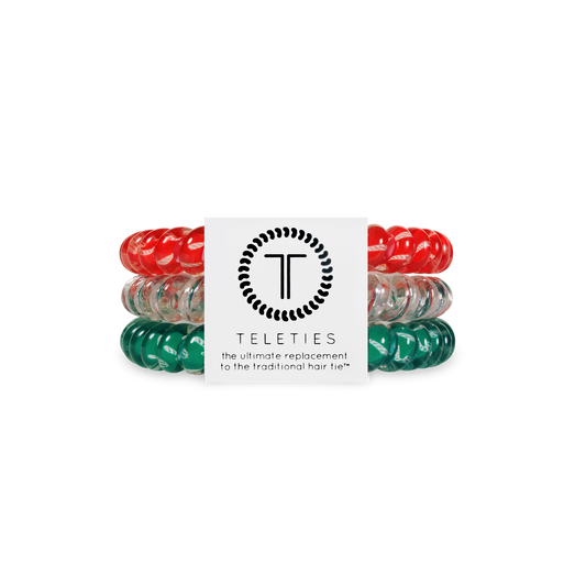 Spiral Hair Coils | Hooked on Christmas Hair Ties