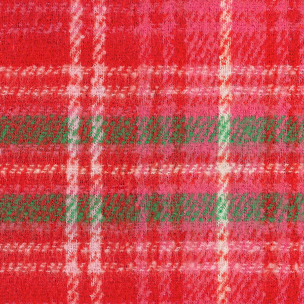 Bright Holiday Plaid Wrap