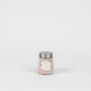 Grandiflora Petite Candle GLG910574: small jelly jar, silver lid, white label. Available in petite size.