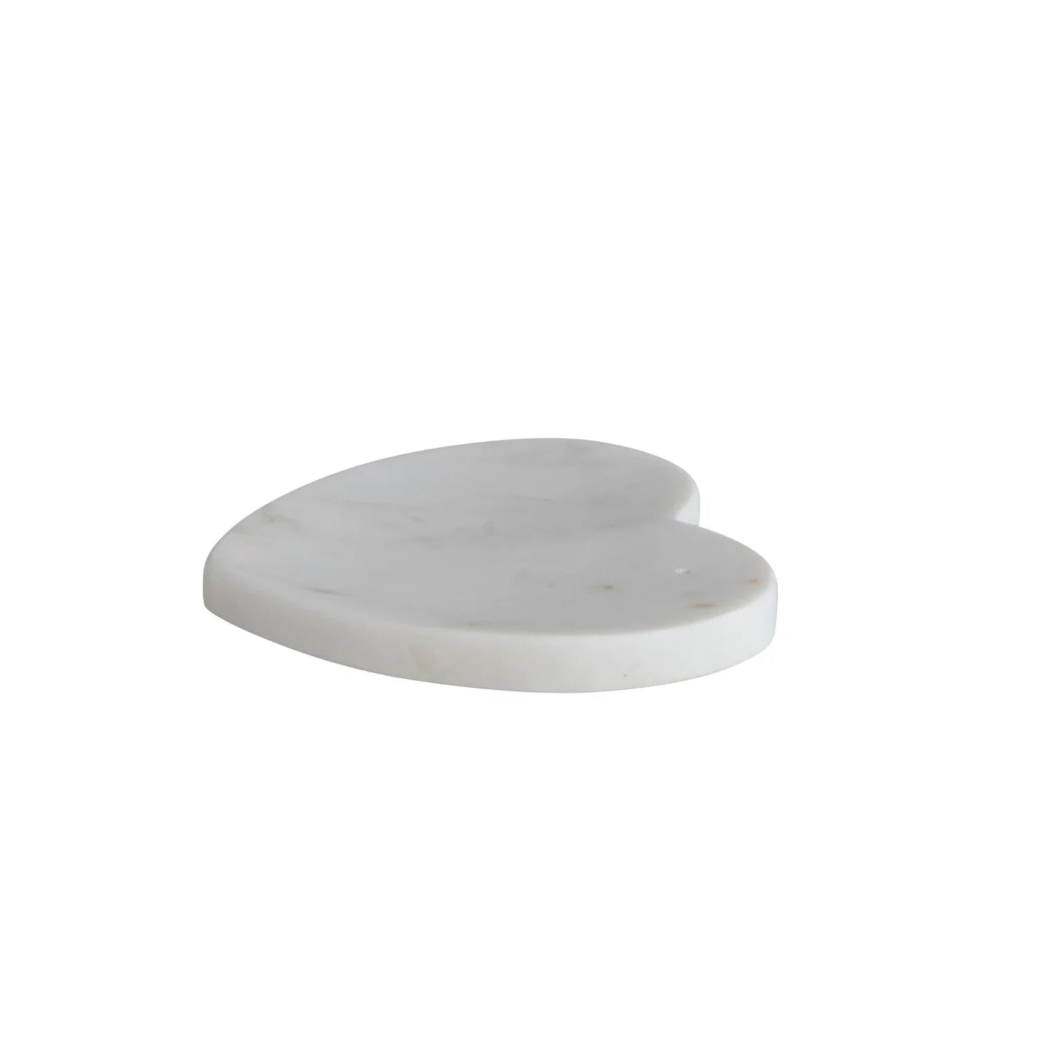 Marble Heart Shaped Dish; available in multiple sizes. Elegant marble design for serving or display.