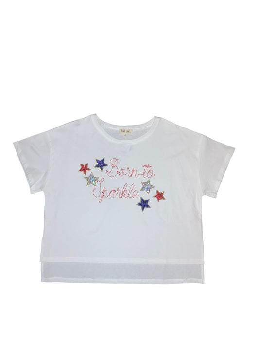 Born to Sparkle Embellished Tee