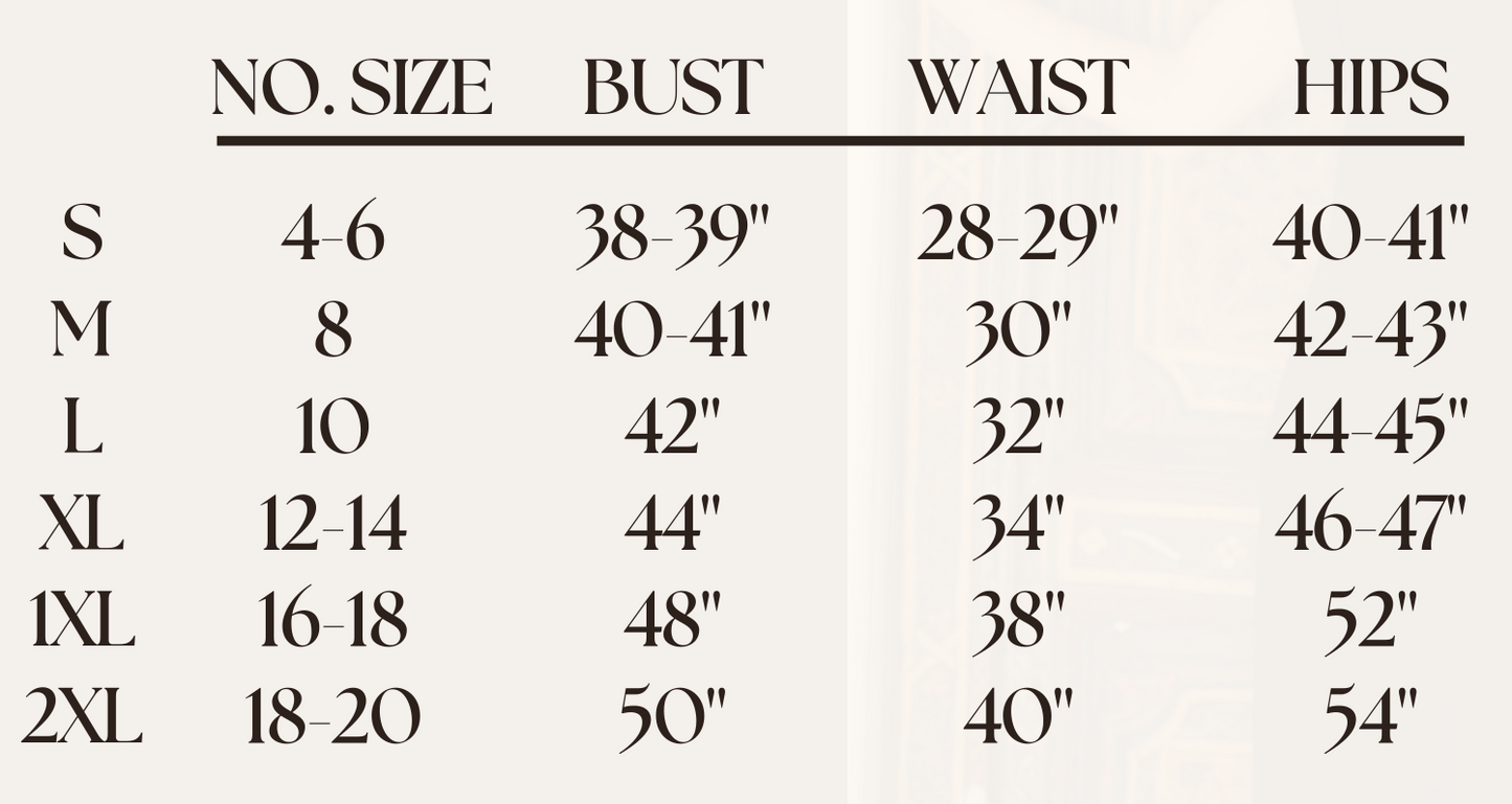 Size chart for Pearl Button Pink Shift Dress, women's S–2XL. Bust 38"–50", waist 28"–40", hips 40"–54". Cotton material.