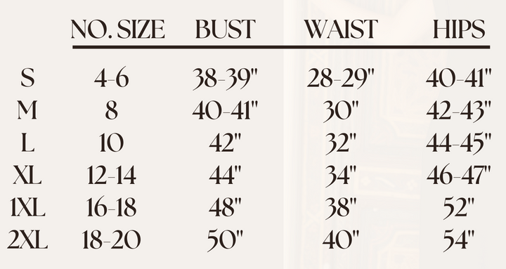 Size chart for Pearl Button Pink Shift Dress, women&